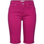 Tommy Hilfiger Damen Venice Slim RW Bermuda CLR Shorts, Violett (Fuchsia Red 597), W26(Herstellergröße:NI26)