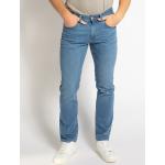 Reduzierte Blaue Bestickte Tommy Hilfiger Jeans mit Stickerei mit Knopf aus Baumwolle für Herren Weite 34, Länge 32 