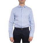 Reduzierte Blaue Gestreifte Elegante Tommy Hilfiger Streifenhemden aus Denim für Herren Größe 4 XL 