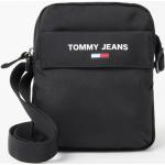 Reduzierte Schwarze Unifarbene Tommy Hilfiger Logo Umhängetaschen für Herren 