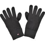 Schwarze Tommy Hilfiger Essentials Strick-Handschuhe für Herren 