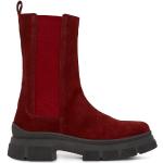 Braune Tommy Hilfiger Essentials Chelsea-Boots aus Leder für Damen Größe 40 