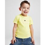 Gelbe Kurzärmelige Tommy Hilfiger Flag Kinder T-Shirts aus Baumwolle für Babys 