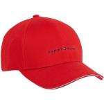 Rote Unifarbene Tommy Hilfiger Flex-Caps aus Gummi für Damen 