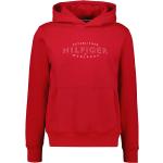 Rote Elegante Tommy Hilfiger Logo Herrenhoodies & Herrenkapuzenpullover mit Kapuze Größe XL 