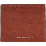 Braune Tommy Hilfiger Premium Mini Geldbörsen aus Leder für Herren 