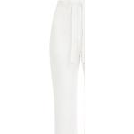 Nudefarbene Elegante Tommy Hilfiger Leinenhosen mit Reißverschluss aus Leinen für Damen Größe M 