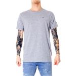 Reduzierte Graue Unifarbene Kurzärmelige Tommy Hilfiger T-Shirts aus Baumwolle für Herren Größe XXL 