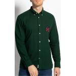 Reduzierte Grüne Unifarbene Tommy Hilfiger Button Down Kragen Regular Fit Hemden aus Baumwolle für Herren Größe XL für den für den Frühling 