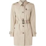 Beige Unifarbene Tommy Hilfiger Heritage Trenchcoats mit Gürtel für Damen Größe L für den für den Herbst 