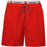 Rote Tommy Hilfiger Herrenbadeshorts & Herrenboardshorts Größe M 