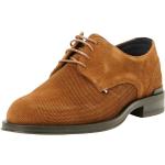 Business Tommy Hilfiger Derby Schuhe mit Schnürsenkel aus Veloursleder für Herren Größe 47 