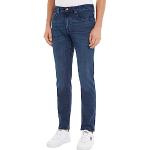 Reduzierte Indigofarbene Bestickte Tommy Hilfiger Jeans mit Stickerei aus Baumwolle enganliegend für Herren Weite 38 