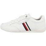 Tommy Hilfiger Herren Cupsole Sneaker Classic Low Cupsole Leather Schuhe , Weiß (White), 43 EU