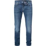 Blaue Bestickte Casual Tommy Hilfiger Jeans mit Stickerei aus Denim für Herren Weite 33, Länge 32 für den für den Frühling 
