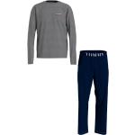 Blaue Tommy Hilfiger Pyjamas lang für Herren Größe XL 