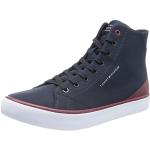 Dunkelblaue Tommy Hilfiger Desert High Top Sneaker & Sneaker Boots mit Schnürsenkel aus Stoff für Herren Größe 43 