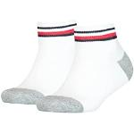 Tommy Hilfiger Herren Th Kids Iconic Sports Quarter 2p Socks, Weiß, 35-38 EU