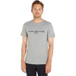Reduzierte Dunkelblaue Kurzärmelige Tommy Hilfiger Heather Bio T-Shirts für Herren Größe 3 XL 