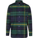 Grüne Karo Sportliche Tommy Hilfiger Button Down Kragen Regular Fit Hemden aus Baumwolle für Herren Größe M für den für den Frühling 