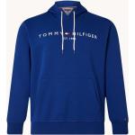 Cobaltblaue Bestickte Tommy Hilfiger Herrenhoodies & Herrenkapuzenpullover Größe 5 XL 