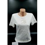 Tommy Hilfiger Icon Slim Open Top T-Shirt Cremefarben in Größe S