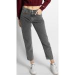 Reduzierte Graue Unifarbene Tommy Hilfiger Slim Fit Jeans mit Knopf aus Baumwolle für Damen Größe XXL Weite 27, Länge 30 