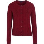 Reduzierte Rote Tommy Hilfiger Damencardigans aus Baumwollmischung Größe XL 