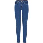 Reduzierte Blaue Tommy Hilfiger 5-Pocket Jeans mit Reißverschluss aus Denim für Damen 
