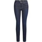 Reduzierte Blaue Tommy Hilfiger Skinny Jeans mit Reißverschluss aus Baumwollmischung enganliegend für Damen Weite 25, Länge 32 