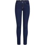 Reduzierte Blaue Tommy Hilfiger 5-Pocket Jeans mit Reißverschluss aus Baumwolle für Damen Weite 26, Länge 34 