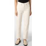 Reduzierte Weiße Unifarbene Tommy Hilfiger Straight Leg Jeans aus Denim für Damen Weite 29, Länge 28 