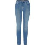 Reduzierte Hellblaue Tommy Hilfiger 5-Pocket Jeans mit Reißverschluss aus Baumwolle für Damen 