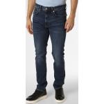 Indigofarbene Unifarbene Tommy Hilfiger Slim Fit Jeans aus Denim für Herren Weite 33, Länge 32 