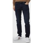 Indigofarbene Unifarbene Tommy Hilfiger Slim Fit Jeans aus Denim für Herren Weite 33, Länge 32 