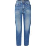 Reduzierte Blaue Tommy Hilfiger Mom-Jeans mit Reißverschluss aus Baumwolle für Damen 