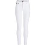 Reduzierte Weiße Tommy Hilfiger 5-Pocket Jeans mit Reißverschluss aus Polyamid für Damen 