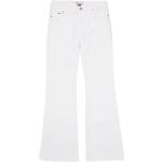 Reduzierte Weiße Tommy Hilfiger Hüftjeans & Low Waist Jeans aus Denim für Damen 