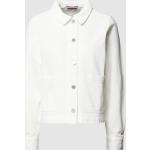 Weiße Unifarbene Tommy Hilfiger Übergangsjacken aus Baumwolle für Damen Größe S 