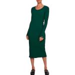 Grüne Tommy Hilfiger Midi Midikleider & knielange Kleider mit Rüschen für Damen Größe XS 