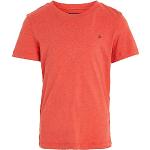 Tommy Hilfiger Jungen T-Shirt Kurzarm Rundhalsausschnitt, Rot (Apple Red Heather), 4 Jahre