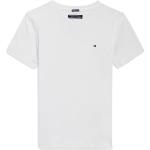 Reduzierte Weiße Kurzärmelige Tommy Hilfiger Bright Bio V-Ausschnitt Kinder T-Shirts für Jungen Größe 80 