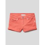 Reduzierte Korallenrote Tommy Hilfiger Jeans Shorts für Kinder mit Reißverschluss aus Baumwollmischung Größe 110 