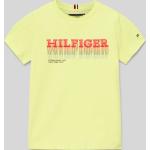 Gelbe Tommy Hilfiger Kinder T-Shirts aus Baumwolle für Jungen Größe 122 