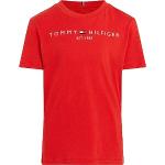 Reduzierte Rote Kurzärmelige Tommy Hilfiger Essentials Kinder T-Shirts aus Baumwolle Größe 140 