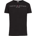 Reduzierte Schwarze Kurzärmelige Tommy Hilfiger Essentials Kinder T-Shirts aus Baumwolle 