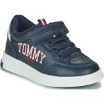 Blaue Tommy Hilfiger Low Sneaker aus Textil für Kinder Größe 25 