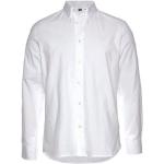 Weiße Casual Langärmelige Tommy Hilfiger Poplin Button Down Kragen Herrenlangarmhemden aus Baumwolle Größe 3 XL 