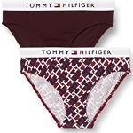 Reduzierte Burgundfarbene Tommy Hilfiger Monogram Kinderbikinihose & Bikinihöschen für Kinder für Mädchen 