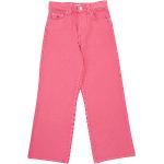 Pinke Unifarbene Tommy Hilfiger 5-Pocket Jeans für Kinder aus Baumwolle Größe 176 